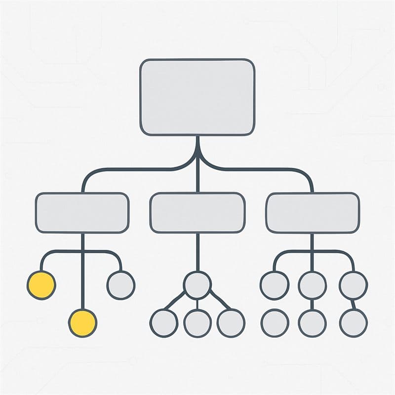 Technical structure diagram for engineering planning